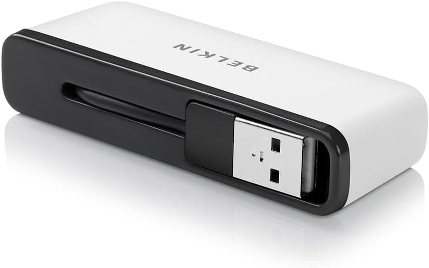 هاب USB پسرانه Belkin 4 ورودی USB-A سفری USB 2.0 مشکی هاب USB پسرانه Belkin 4 ورودی USB-A سفری USB 2.0 مشکی