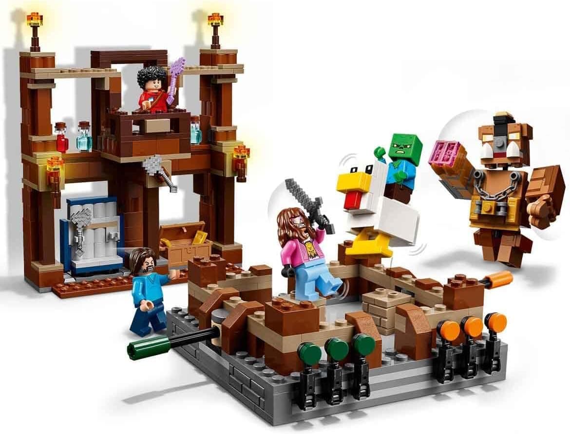 لگو Minecraft Woodland Mansion Fighting Ring مدل 21272 لگو Minecraft Woodland Mansion Fighting Ring مدل 21272