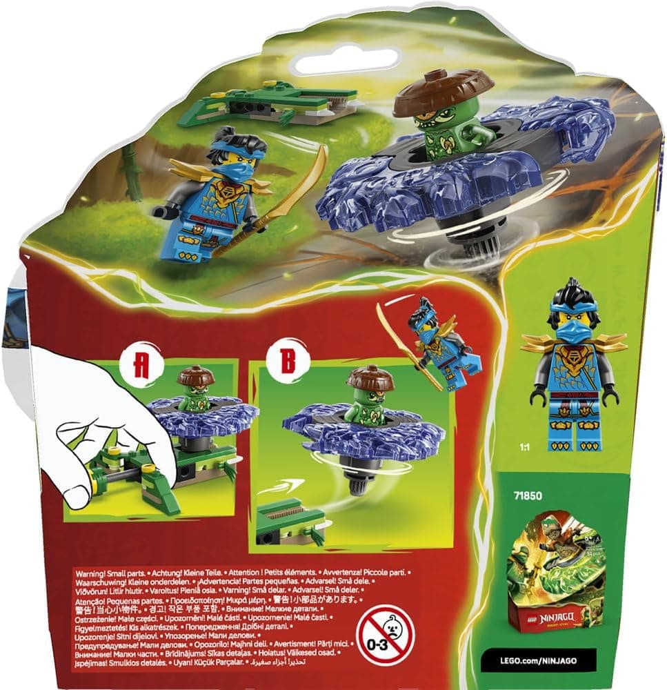 لگو NINJAGO ست اسباببازی مدل Nya vs. Mutation Monster Spinner 71849 لگو NINJAGO ست اسباببازی مدل Nya vs. Mutation Monster Spinner 71849