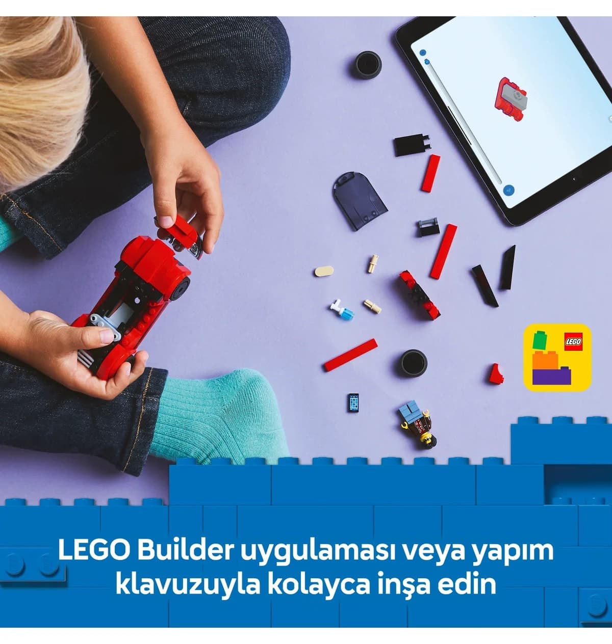 لگو City ماشین اسپرت قرمز مدل 60448 109 قطعه لگو City ماشین اسپرت قرمز مدل 60448 109 قطعه