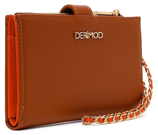 کیف پول زنانه قهوهای Derimod مدل 000A2D570318 کیف پول زنانه قهوهای Derimod مدل 000A2D570318