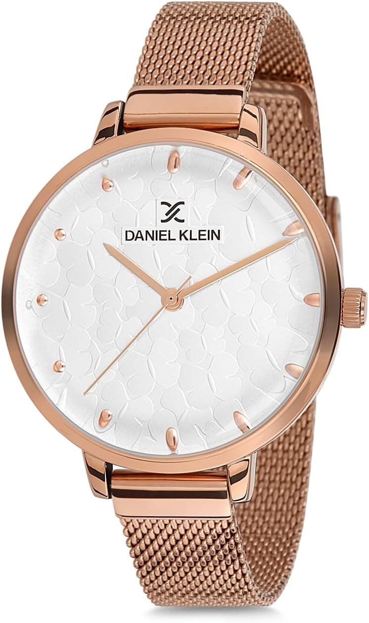ساعت مچی زنانه Daniel Klein آنالوگ با صفحه سفید مدل DK11637-5 ساعت مچی زنانه Daniel Klein آنالوگ با صفحه سفید مدل DK11637-5
