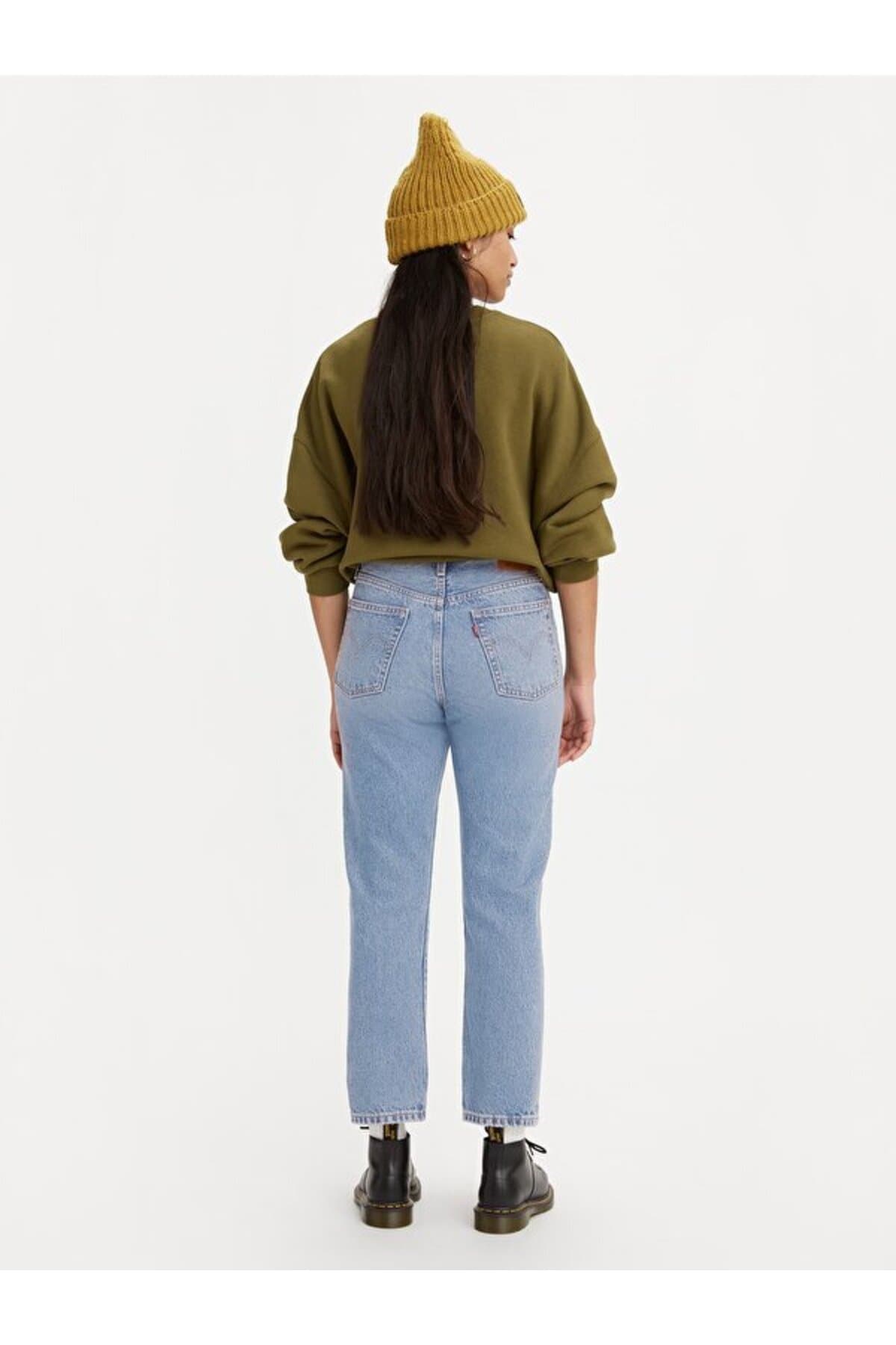 شلوار جین زنانه Levi's مدل 501 Crop Oxnard Athens Pushed شلوار جین زنانه Levi's مدل 501 Crop Oxnard Athens Pushed