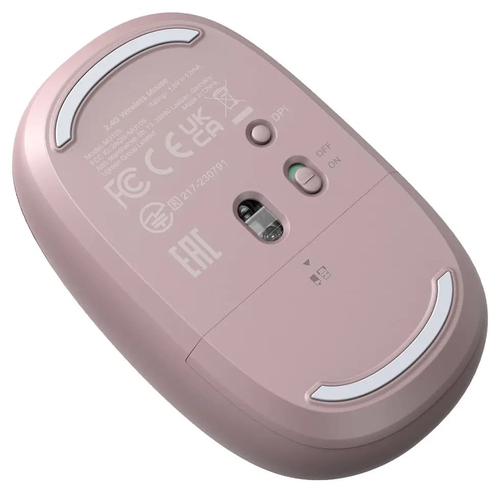 ماوس بیسیم Ugreen 2400DPI 2.4Ghz بیصدا صورتی مدل 90686 ماوس بیسیم Ugreen 2400DPI 2.4Ghz بیصدا صورتی مدل 90686