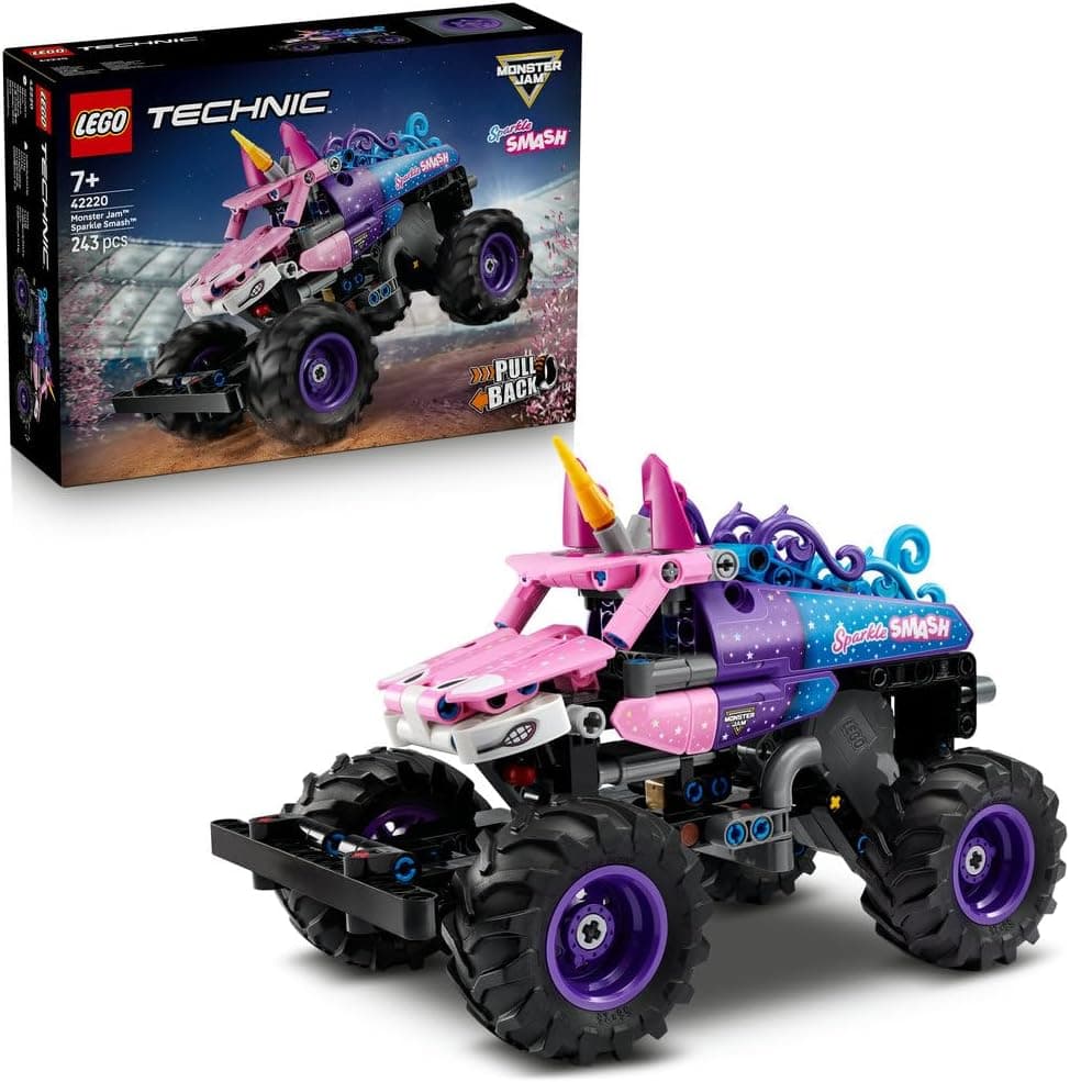 لگو Technic Monster Jam Sparkle Smash با قابلیت Pull-Back مدل 42220 لگو Technic Monster Jam Sparkle Smash با قابلیت Pull-Back مدل 42220