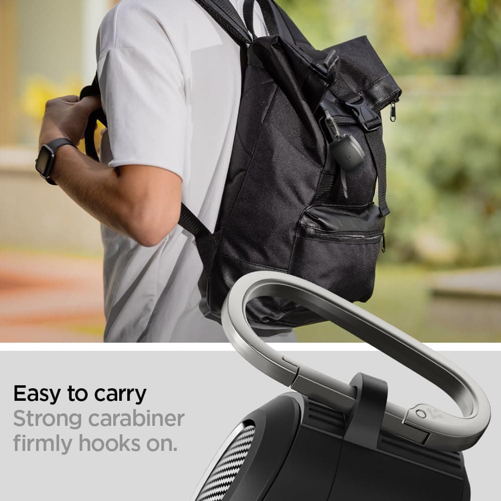 کاور هدفون Spigen سازگار با Sony مدل WF-1000XM5 Rugged Armor مشکی مات ACS07086 کاور هدفون Spigen سازگار با Sony مدل WF-1000XM5 Rugged Armor مشکی مات ACS07086