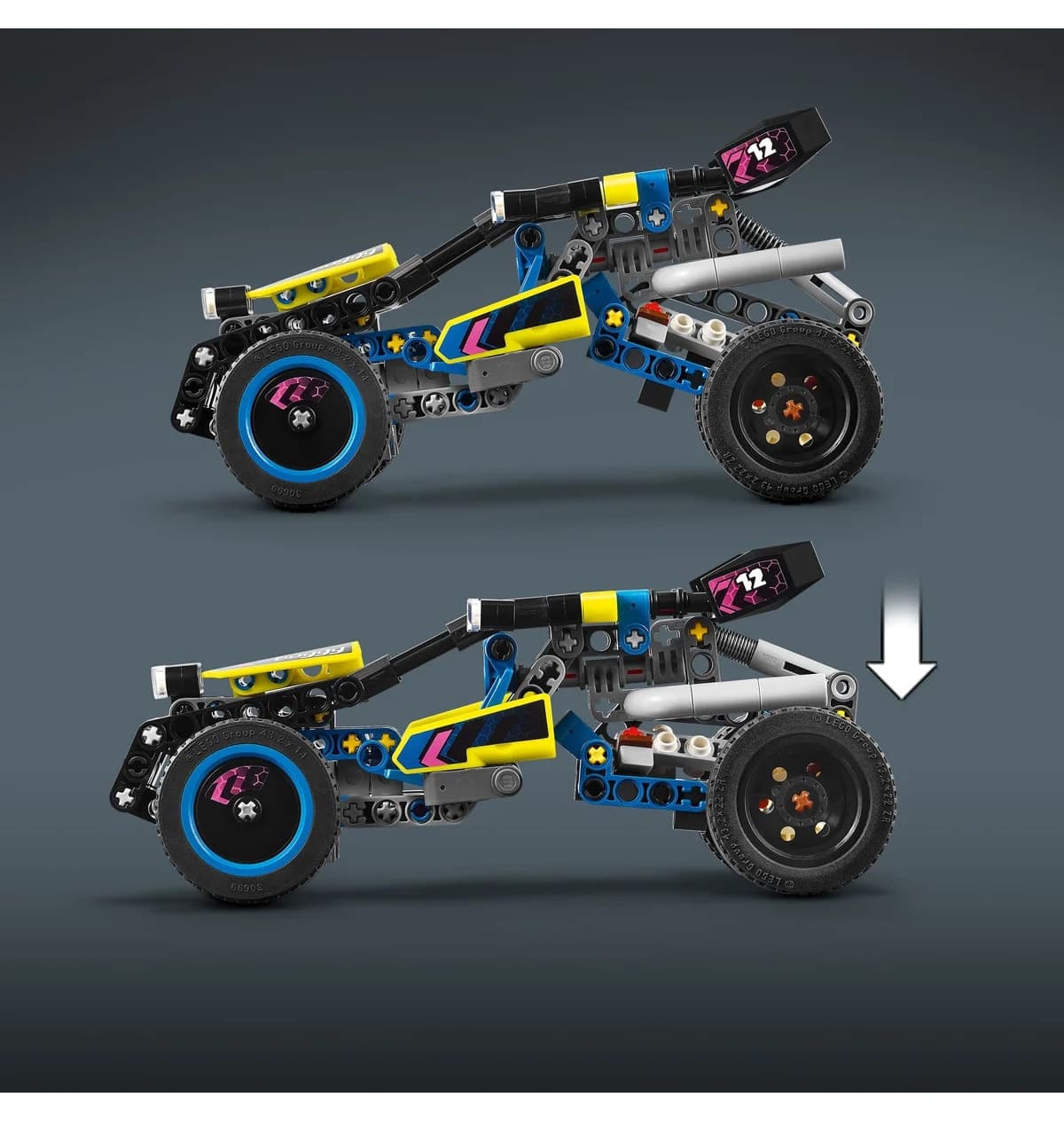 لگو Technic ماشین مسابقه آفرود مدل 42164 مناسب سنین ۸ سال به بالا با ۲۱۹ قطعه لگو Technic ماشین مسابقه آفرود مدل 42164 مناسب سنین ۸ سال به بالا با ۲۱۹ قطعه