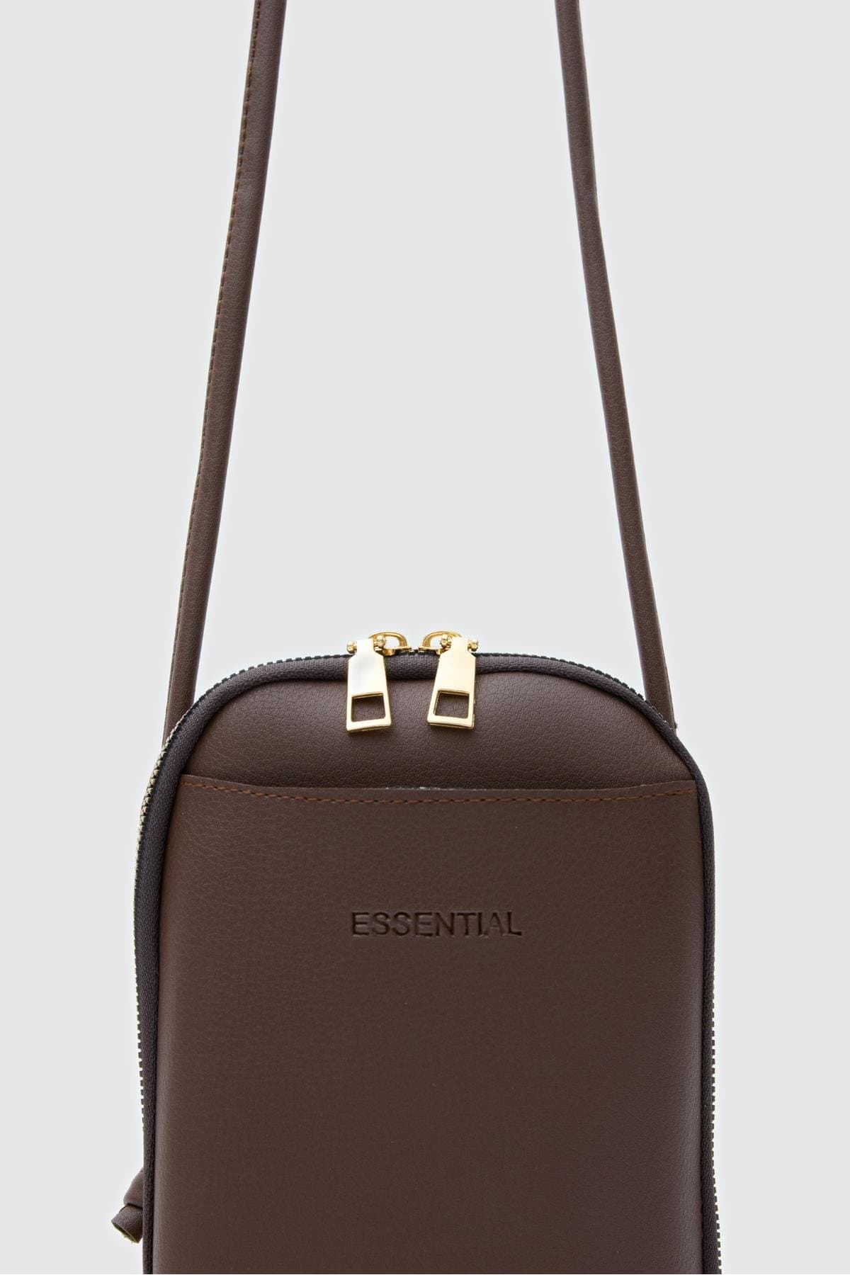 کیف زنانه Shule Bags کراسبادی قهوهای مدل Vux کیف زنانه Shule Bags کراسبادی قهوهای مدل Vux