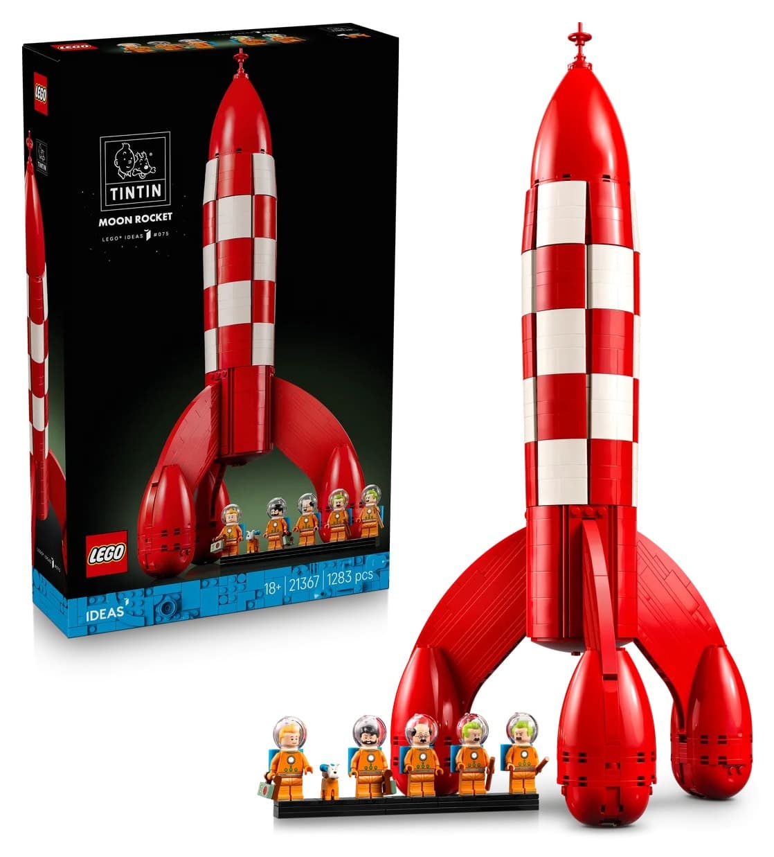 لگو Ideas Tintin Ay Roketi دکوراتیو بزرگسالان ۱۲۸۳ قطعه مدل 21367 لگو Ideas Tintin Ay Roketi دکوراتیو بزرگسالان ۱۲۸۳ قطعه مدل 21367