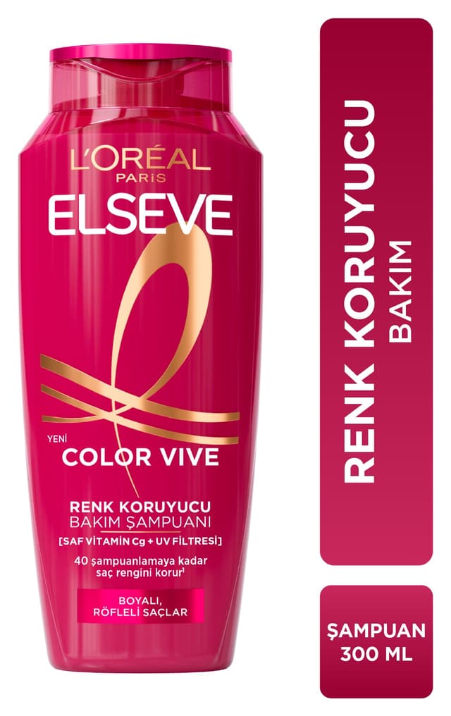 شامپو مراقبتکننده محافظ رنگ Elseve مدل Color Vive 300 ml شامپو مراقبتکننده محافظ رنگ Elseve مدل Color Vive 300 ml