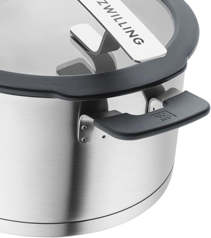 سرویس قابلمه ZWILLING SIMPLIFY استیل ضدزنگ 5 پارچه نقرهای و مشکی مدل 668700050 سرویس قابلمه ZWILLING SIMPLIFY استیل ضدزنگ 5 پارچه نقرهای و مشکی مدل 668700050