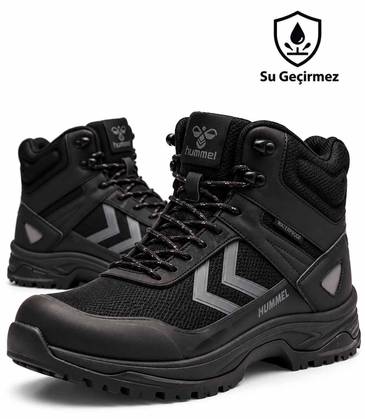 بوت مردانه hummel مشکی ضدآب زمستانی مخصوص ترکینگ بوت مردانه hummel مشکی ضدآب زمستانی مخصوص ترکینگ