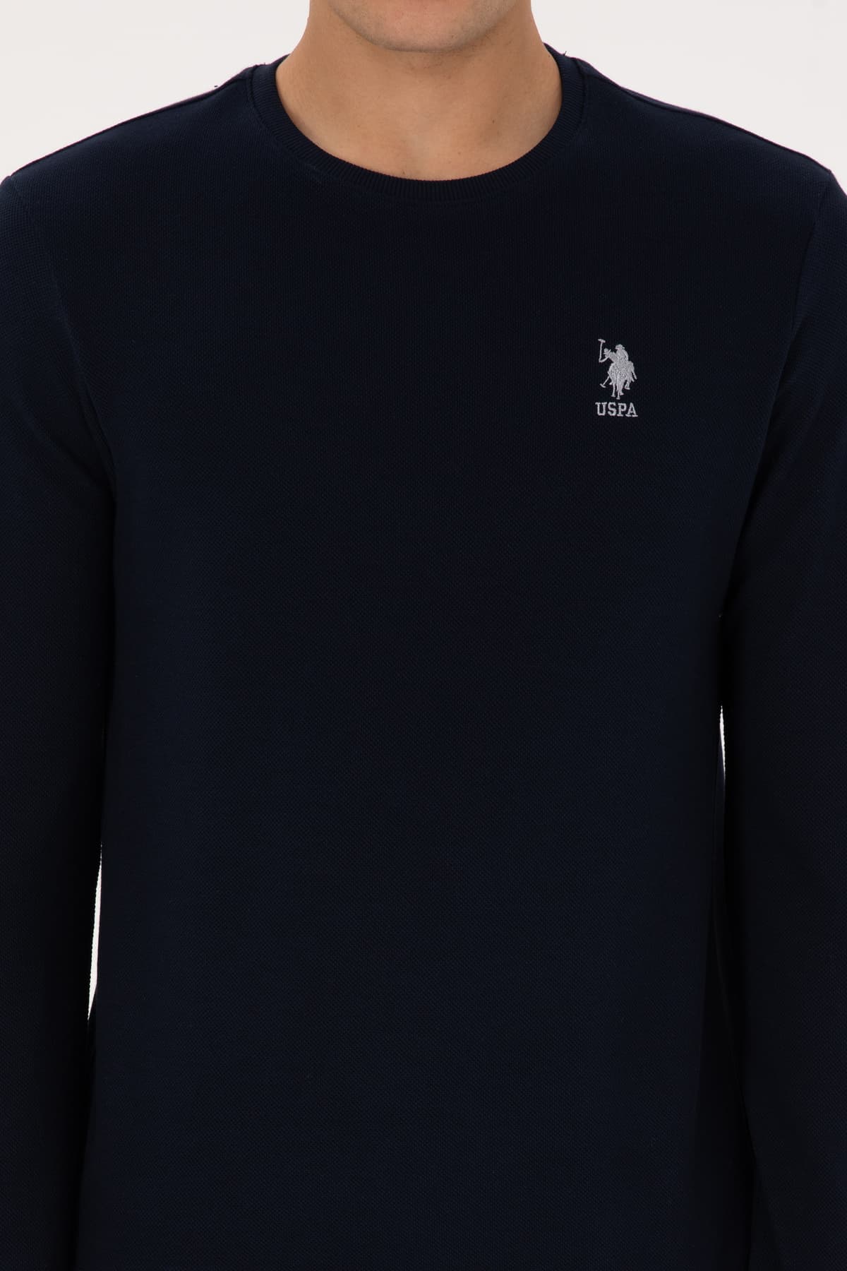 سوئیشرت مردانه U.S. Polo Assn. یقه گرد فیت معمولی سرمهای مدل 50310310-VR033 سوئیشرت مردانه U.S. Polo Assn. یقه گرد فیت معمولی سرمهای مدل 50310310-VR033