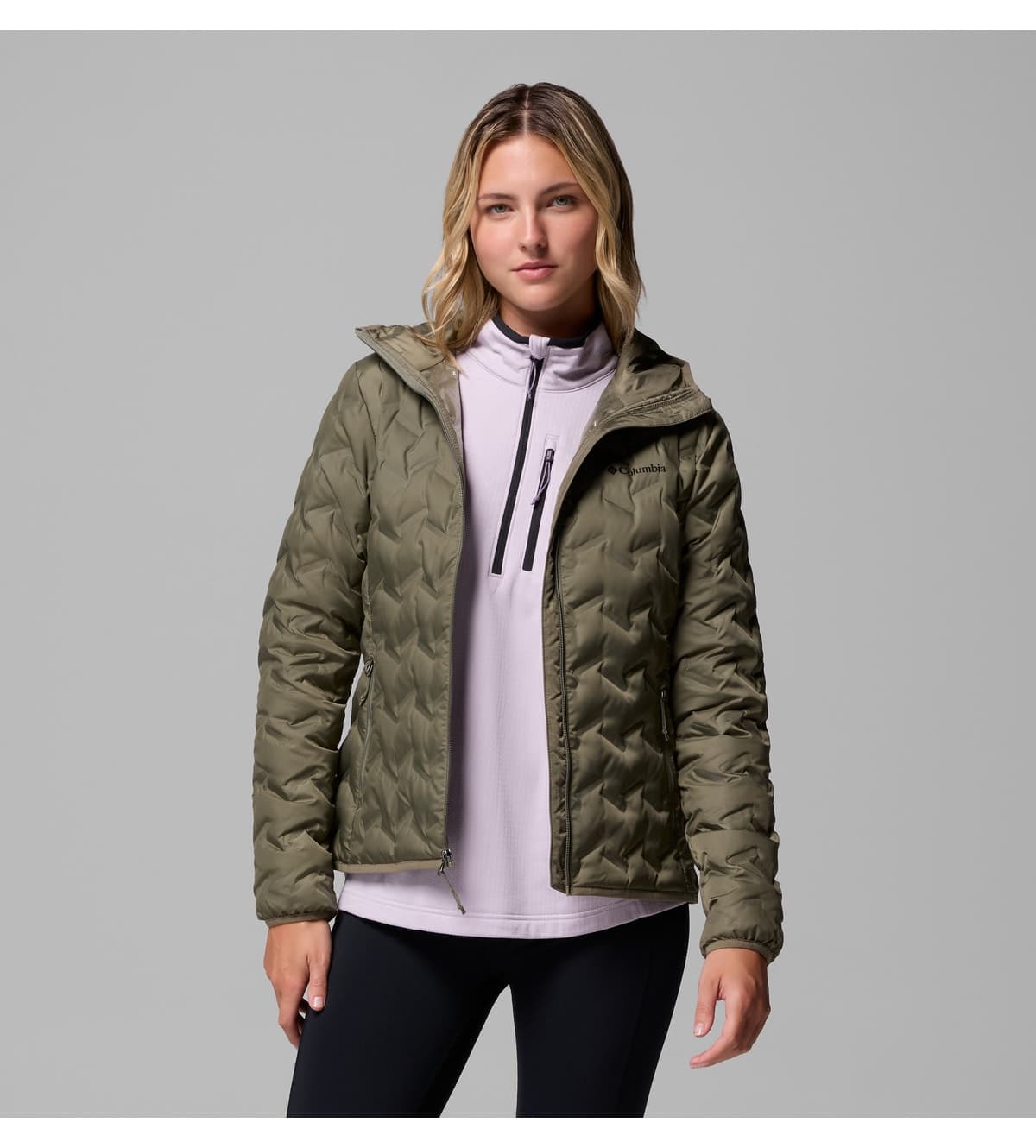 مونت زنانه Columbia کلاهدار پر غاز مدل Delta Ridge II مونت زنانه Columbia کلاهدار پر غاز مدل Delta Ridge II