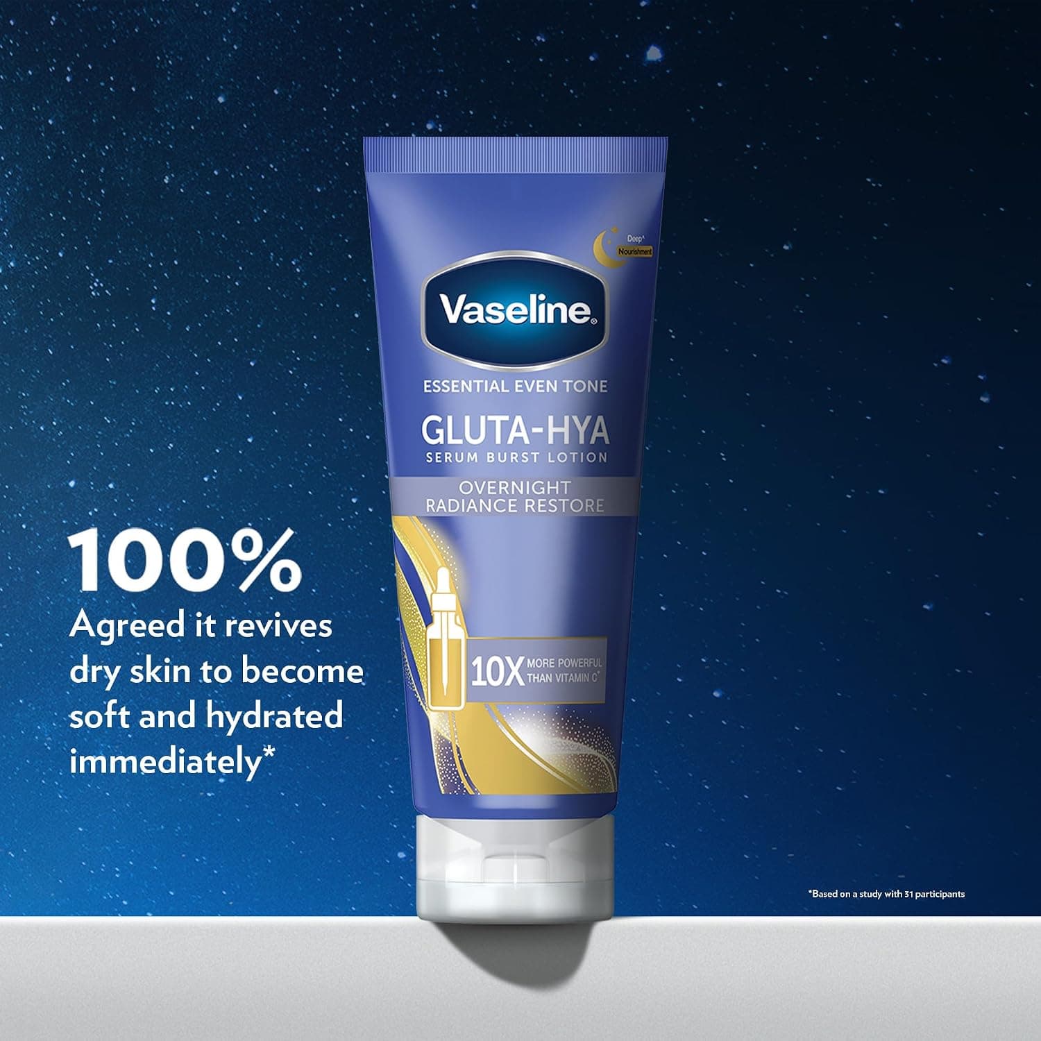لوسیون Vaseline Gluta-Hya با فناوری GlutaGlow، اسید هیالورونیک و کلاژن 200ml لوسیون Vaseline Gluta-Hya با فناوری GlutaGlow، اسید هیالورونیک و کلاژن 200ml