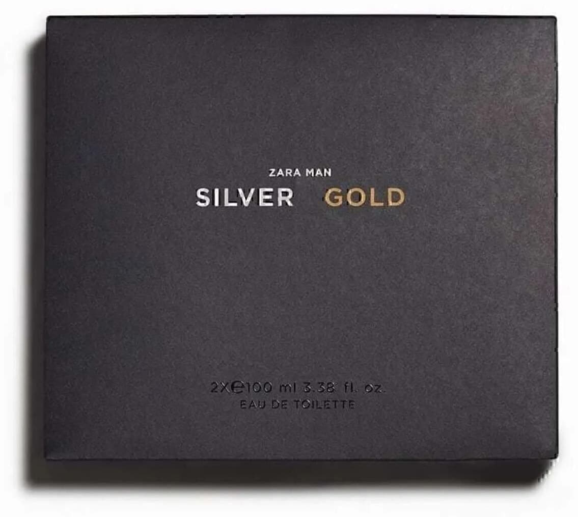 عطر مردانه Zara Man Gold Man Sılver 90 ml عطر مردانه Zara Man Gold Man Sılver 90 ml
