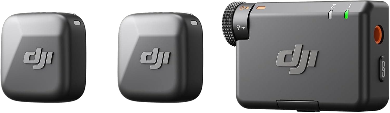 میکروفون بیسیم برای دوربین، iPhone و Android مدل DJI Mic Mini (2TX+1RX+Charging Case) با حذف نویز میکروفون بیسیم برای دوربین، iPhone و Android مدل DJI Mic Mini (2TX+1RX+Charging Case) با حذف نویز