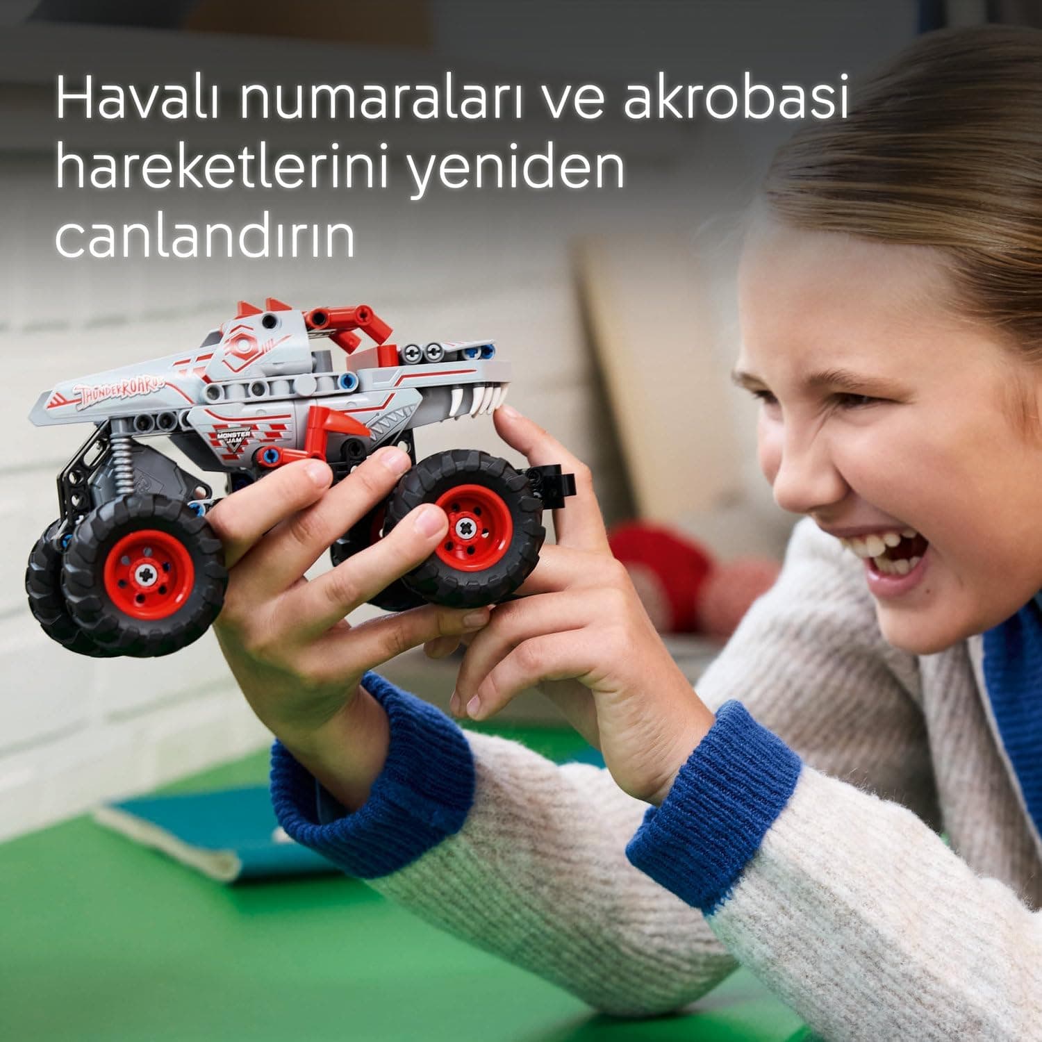 لگو Technic Monster Jam ThundeROARus ساختنی کششبرگشتی مدل 42200 لگو Technic Monster Jam ThundeROARus ساختنی کششبرگشتی مدل 42200