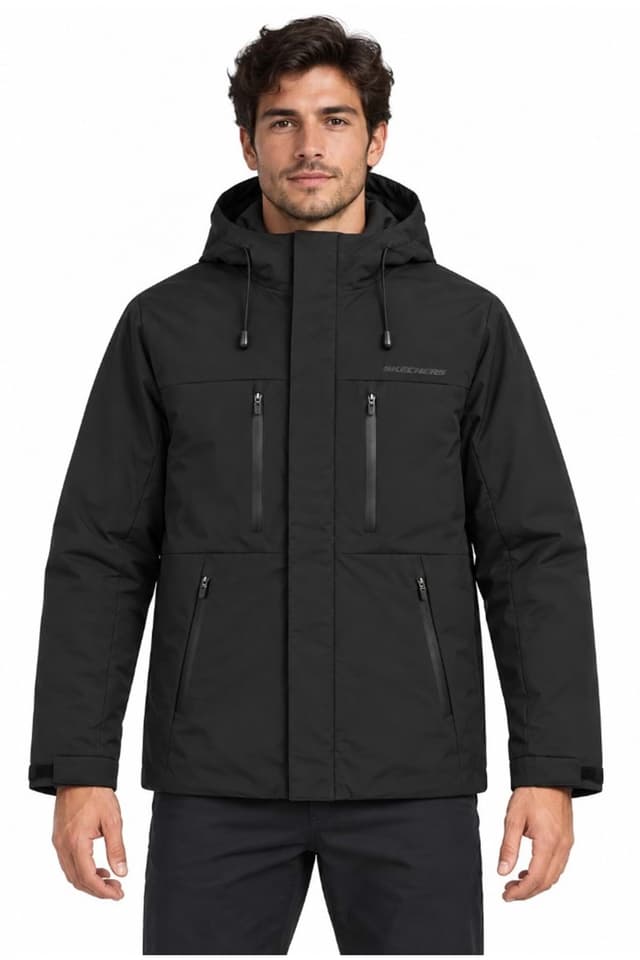 ژاکت تکنیکال مردانه Skechers All Weather Urban Full Zip سیاه سایز M مدل S2620105 ژاکت تکنیکال مردانه Skechers All Weather Urban Full Zip سیاه سایز M مدل S2620105