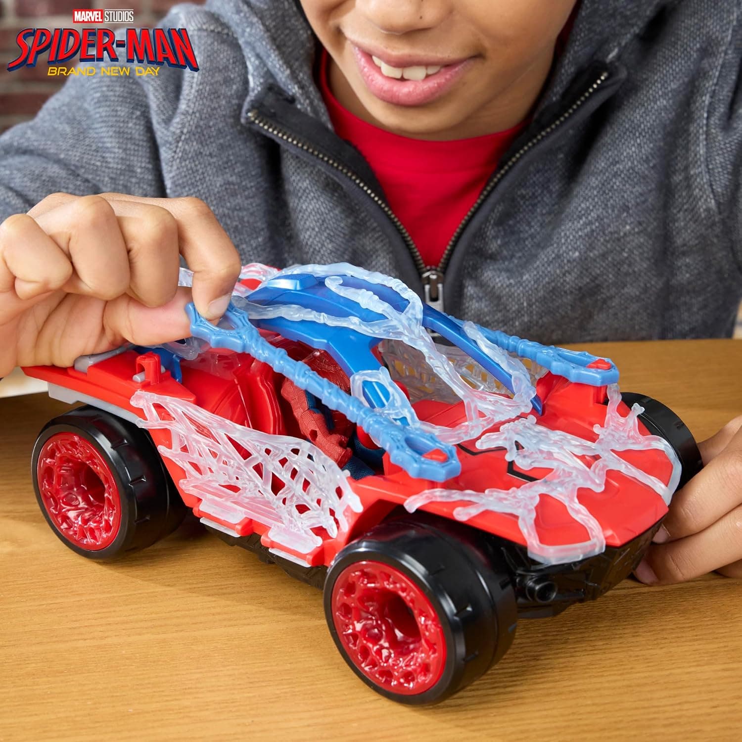 ست اسباببازی فیگور اکشن و ماشین برای ۴ سال به بالا Marvel Studios Spider-Man ActionVerse Stretch & Blast Buggy 4.5-Inch ست اسباببازی فیگور اکشن و ماشین برای ۴ سال به بالا Marvel Studios Spider-Man ActionVerse Stretch & Blast Buggy 4.5-Inch