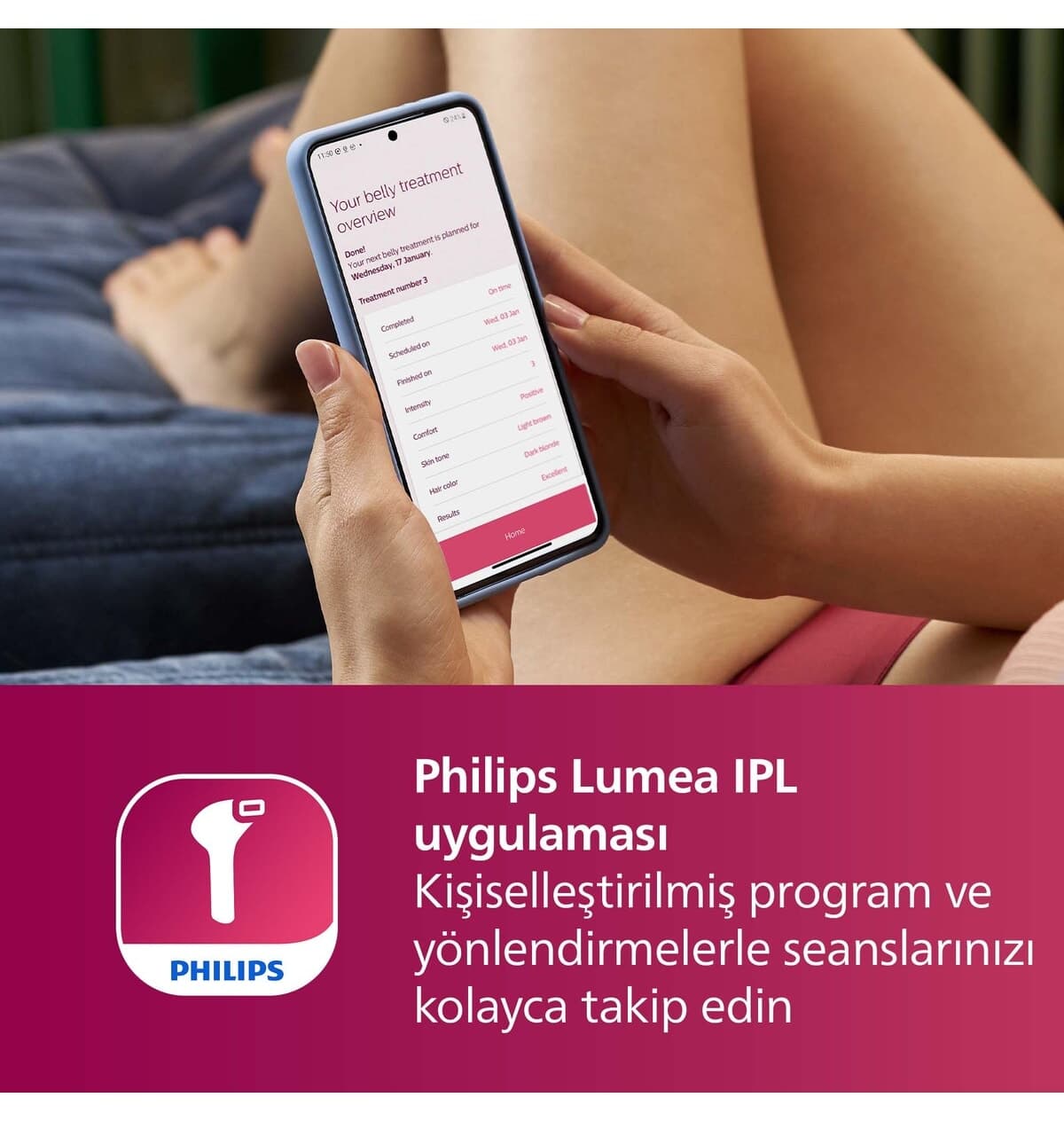 دستگاه اپیلاتور IPL Philips Lumea 7000 مدل SC1997/00 برای بدن و صورت با 2 هد و کیف دستگاه اپیلاتور IPL Philips Lumea 7000 مدل SC1997/00 برای بدن و صورت با 2 هد و کیف