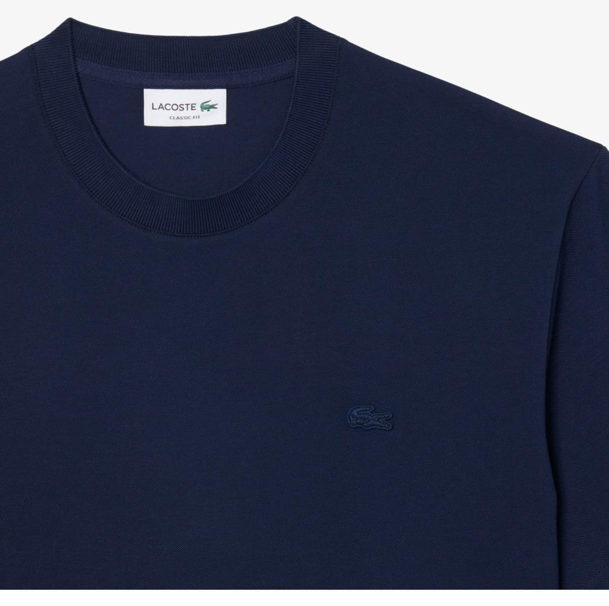تیشرت مردانه Lacoste فیت کلاسیک یقه گرد لاجوردی تیشرت مردانه Lacoste فیت کلاسیک یقه گرد لاجوردی