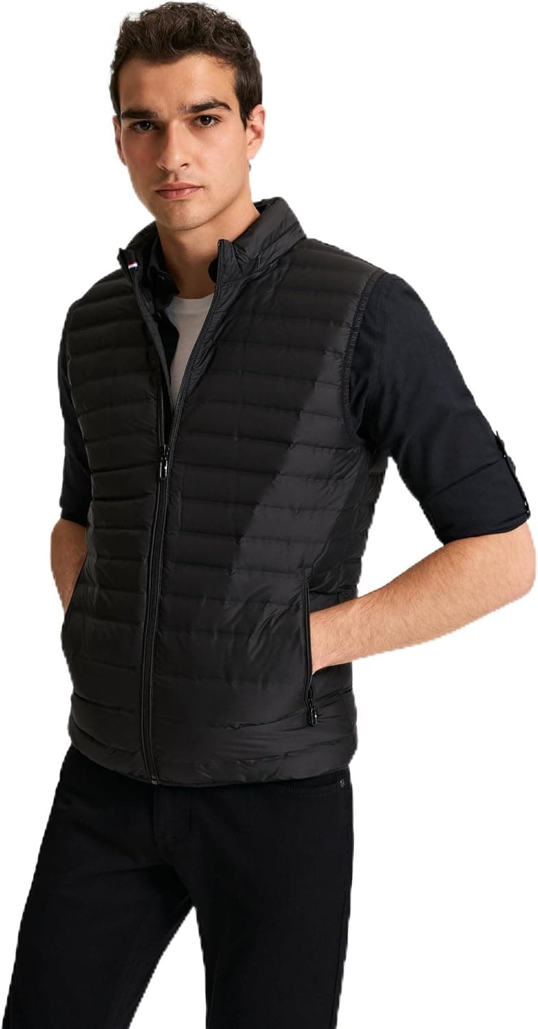 جلیقه مردانه U.S. POLO ASSN. مشکی پارچه بافته مدل 50319225-VR046 جلیقه مردانه U.S. POLO ASSN. مشکی پارچه بافته مدل 50319225-VR046
