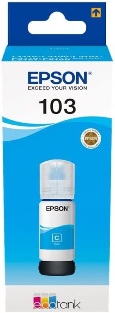 جوهر مشکی شارژ پرینتر Epson مدل 103 Ecotank 65ml جوهر مشکی شارژ پرینتر Epson مدل 103 Ecotank 65ml