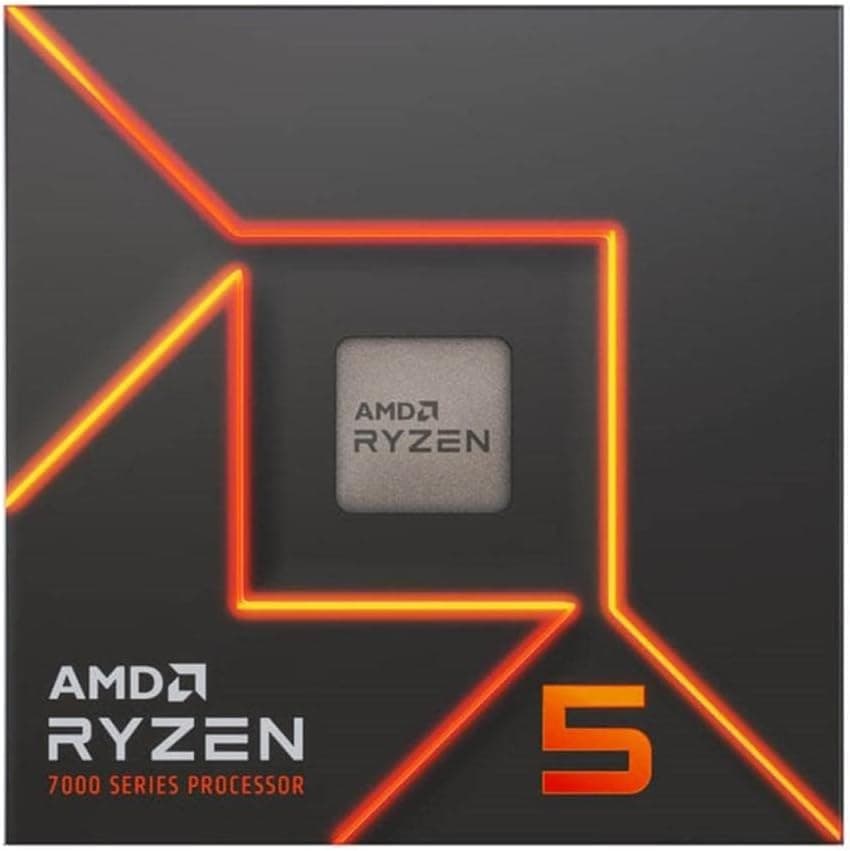 پردازنده دسکتاپ AMD Ryzen 5 7600 شش هستهای دوازده رشتهای با حافظه کش 38 MB و فرکانس حداکثر 5.1 GHz پردازنده دسکتاپ AMD Ryzen 5 7600 شش هستهای دوازده رشتهای با حافظه کش 38 MB و فرکانس حداکثر 5.1 GHz