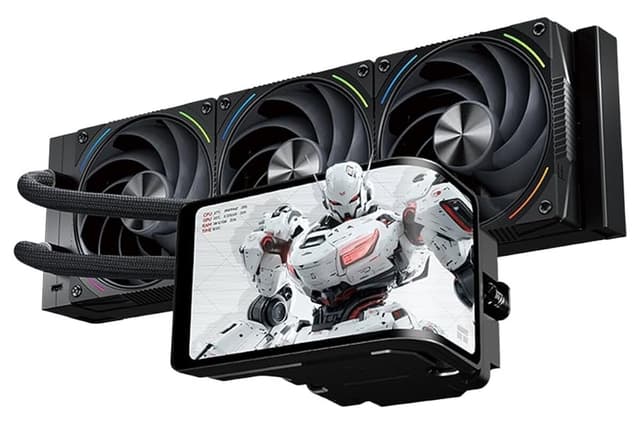 خنککننده مایع پردازنده Thermalright Wonder Vision 360 Turbo Argb مشکی سازگار با Intel-AMD 360mm خنککننده مایع پردازنده Thermalright Wonder Vision 360 Turbo Argb مشکی سازگار با Intel-AMD 360mm