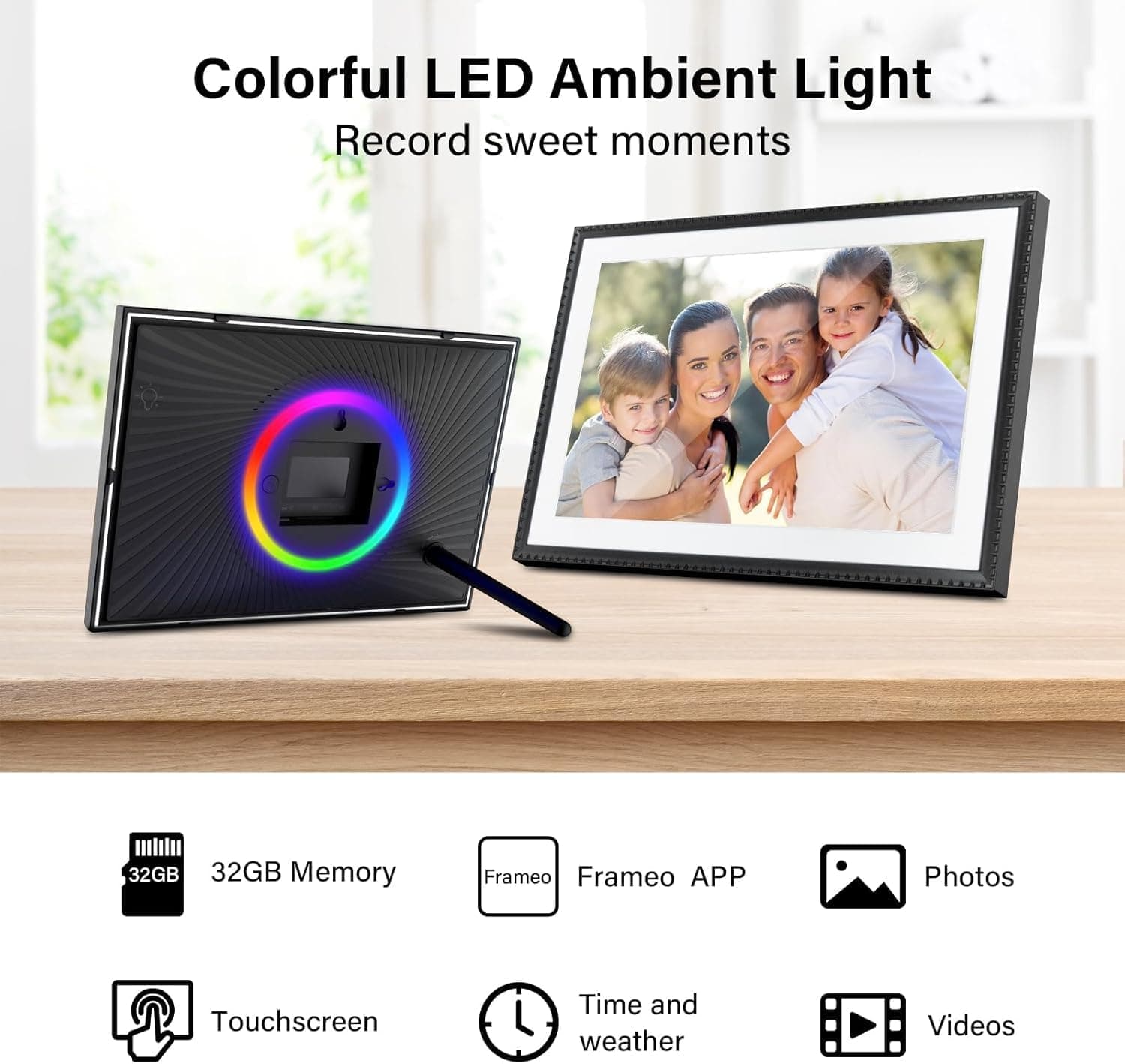 قاب عکس دیجیتال OuuOee وایفای 10.1 اینچ 32GB صفحه لمسی IPS قاب عکس دیجیتال OuuOee وایفای 10.1 اینچ 32GB صفحه لمسی IPS