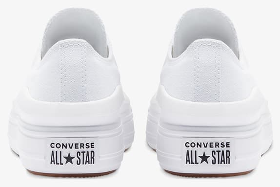 کفش اسنیکر زنانه Converse سفید Chuck Taylor All Star Move Platform کفش اسنیکر زنانه Converse سفید Chuck Taylor All Star Move Platform