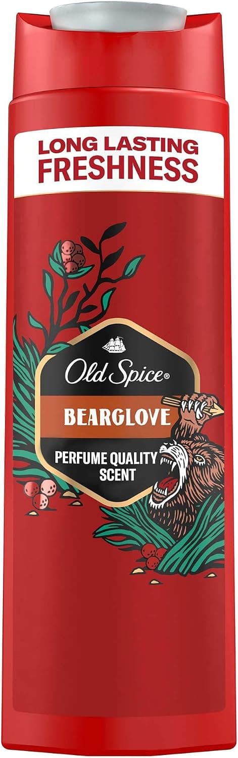 شامپو و ژل دوش مردانه Old Spice Bearglove، 400 ml شامپو و ژل دوش مردانه Old Spice Bearglove، 400 ml