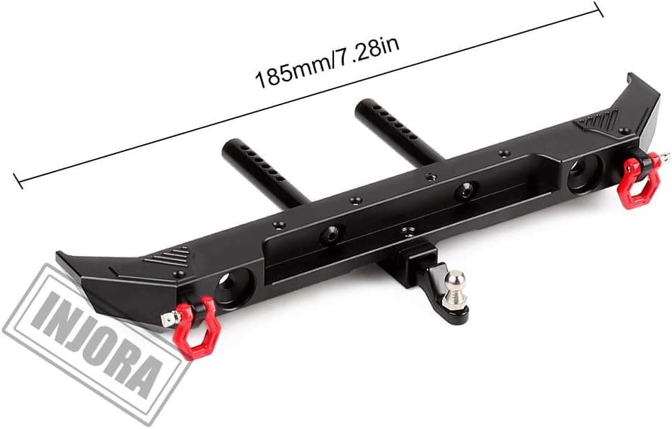 سپر عقب فلزی خودرو کنترلی INJORA مشکی مناسب 1:10 Axial SCX10 III مدل AXI03007 سپر عقب فلزی خودرو کنترلی INJORA مشکی مناسب 1:10 Axial SCX10 III مدل AXI03007