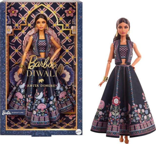 عروسک Diwali Barbie مدل 1 (2024) عروسک Diwali Barbie مدل 1 (2024)