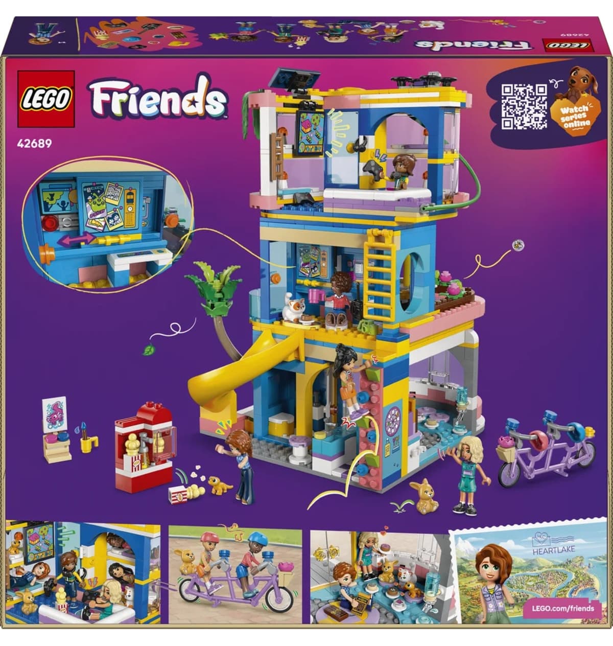 لگو Friends مدل 42689 Heartlake Şehri Kulüp Evi ۷۹۴ قطعه برای ۸+ سال لگو Friends مدل 42689 Heartlake Şehri Kulüp Evi ۷۹۴ قطعه برای ۸+ سال