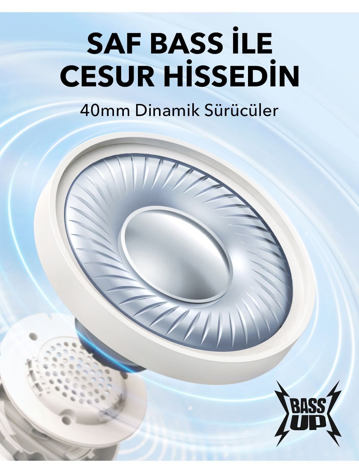 هدفون Anker Soundcore H30i بیسیم میکروفوندار ۷۰ ساعته سفید مدل A3012 هدفون Anker Soundcore H30i بیسیم میکروفوندار ۷۰ ساعته سفید مدل A3012