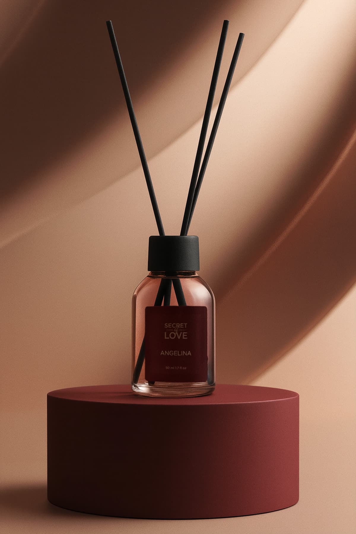 خوشبوکننده اتاق با چوبهای معطر SECRET OF LOVE مدل ANGELINA 50ml خوشبوکننده اتاق با چوبهای معطر SECRET OF LOVE مدل ANGELINA 50ml