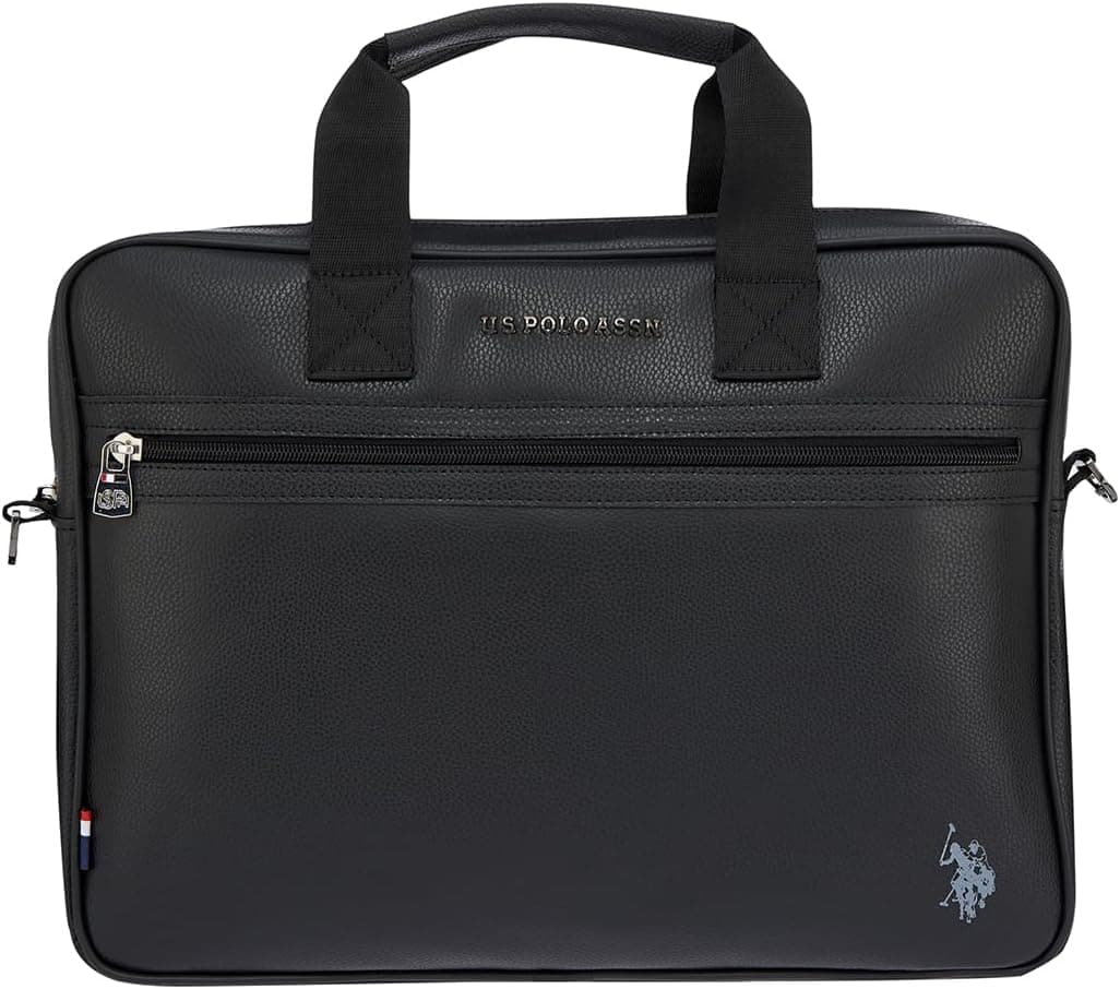 کیف لپتاپ و اسناد دوشی U.S. POLO ASSN مشکی مدل 25029-25030 کیف لپتاپ و اسناد دوشی U.S. POLO ASSN مشکی مدل 25029-25030