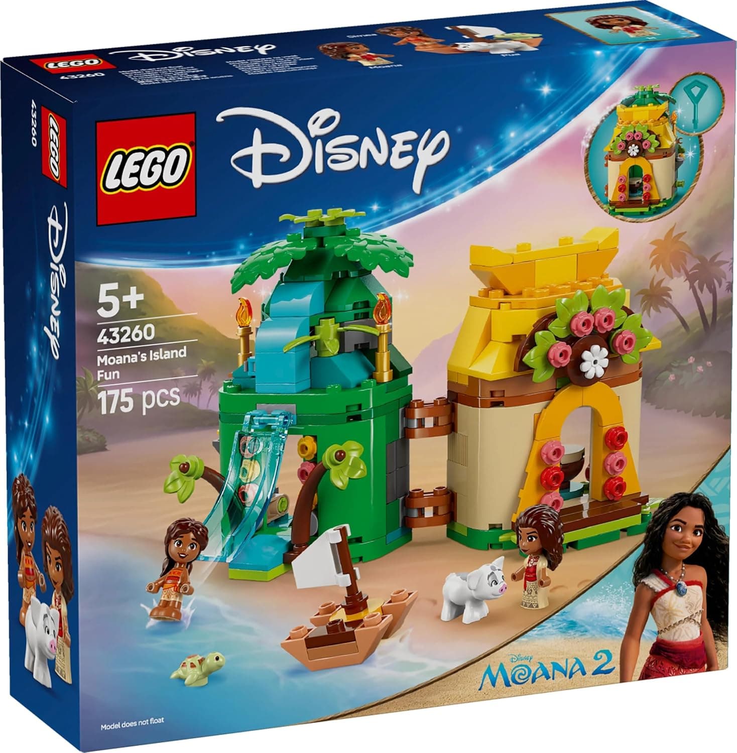 لگو Disney Moana's Island Fun مدل 43260 لگو Disney Moana's Island Fun مدل 43260