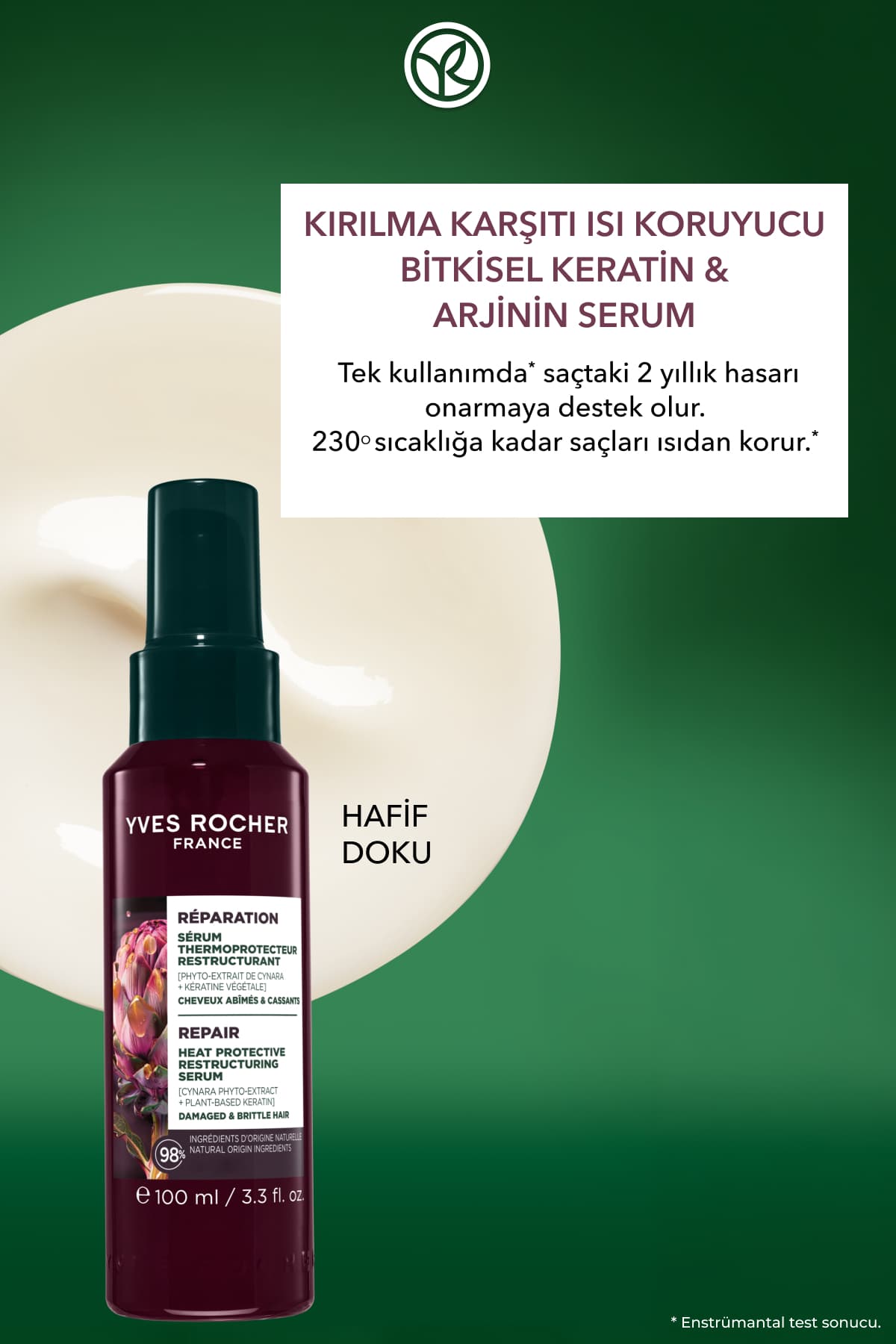 سرم موی موهای آسیبدیده Yves Rocher ضد شکنندگی و محافظ حرارت با کراتین گیاهی و آرژینین وگان 100ml سرم موی موهای آسیبدیده Yves Rocher ضد شکنندگی و محافظ حرارت با کراتین گیاهی و آرژینین وگان 100ml