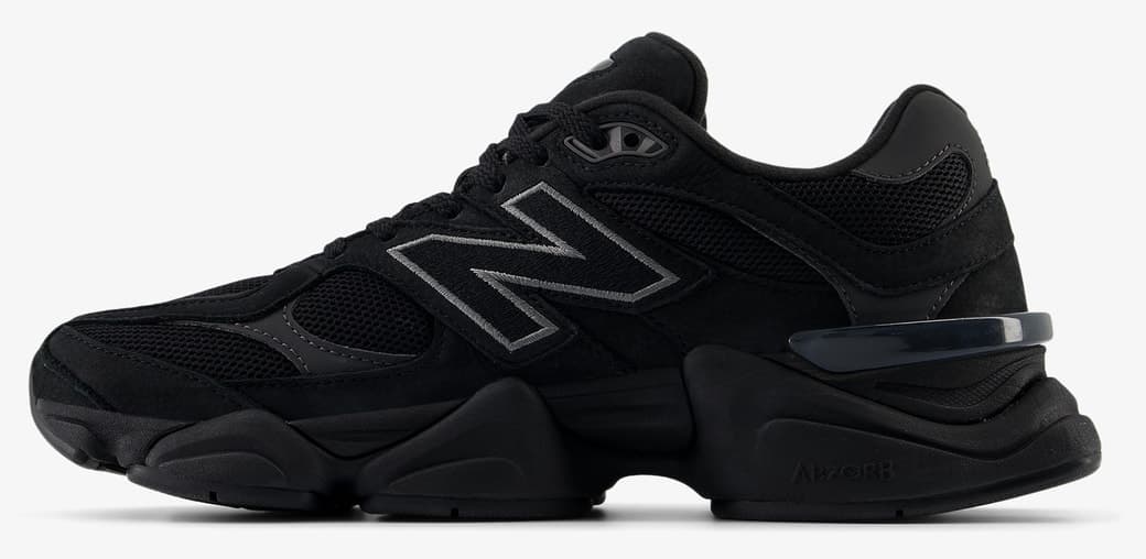 کفش اسنیکر یونیسکس New Balance مشکی مدل 9060 کفش اسنیکر یونیسکس New Balance مشکی مدل 9060