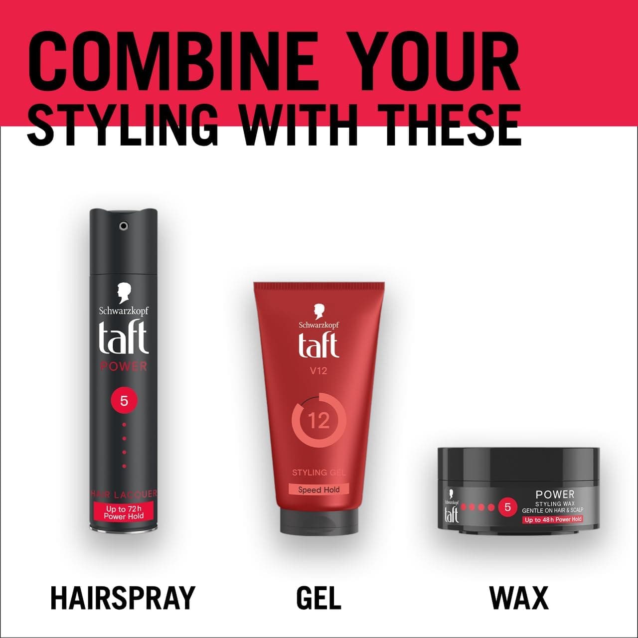 حالت دهنده مو Schwarzkopf Taft Power Wax 75ml حالت دهنده مو Schwarzkopf Taft Power Wax 75ml