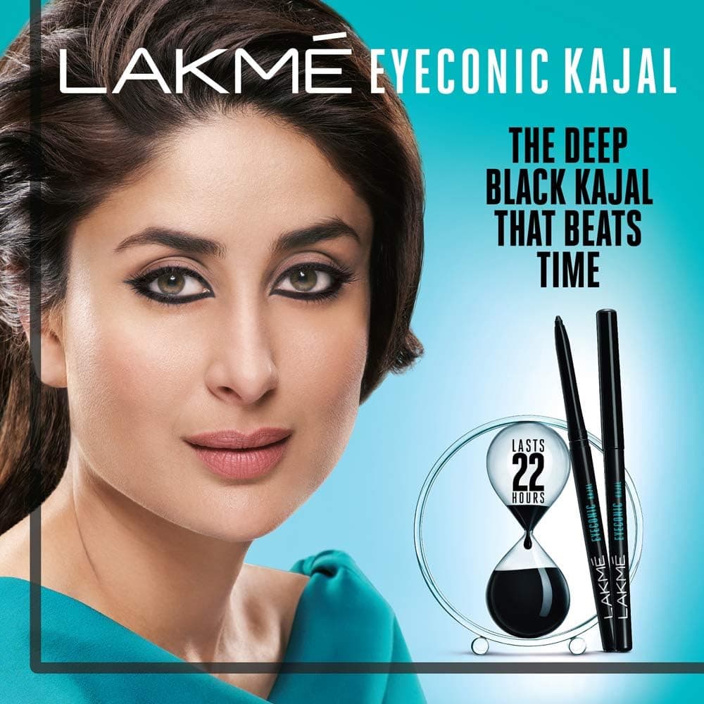 مداد چشم LAKMÉ Eyeconic بسته دوتایی 0.35g + 0.35 gm مداد چشم LAKMÉ Eyeconic بسته دوتایی 0.35g + 0.35 gm