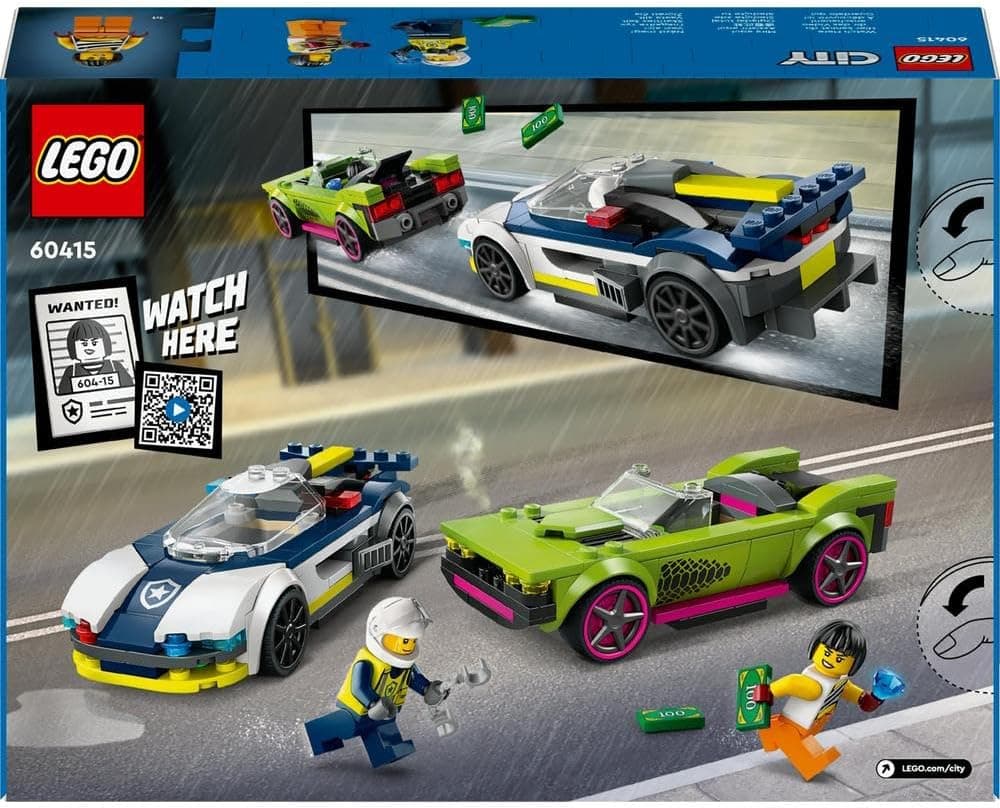 لگو City تعقیب ماشین پلیس و Muscle Car مدل 60415 لگو City تعقیب ماشین پلیس و Muscle Car مدل 60415