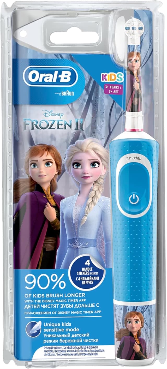 مسواک شارژی کودکان Oral-B سری ویژه Frozen مدل D100 مسواک شارژی کودکان Oral-B سری ویژه Frozen مدل D100