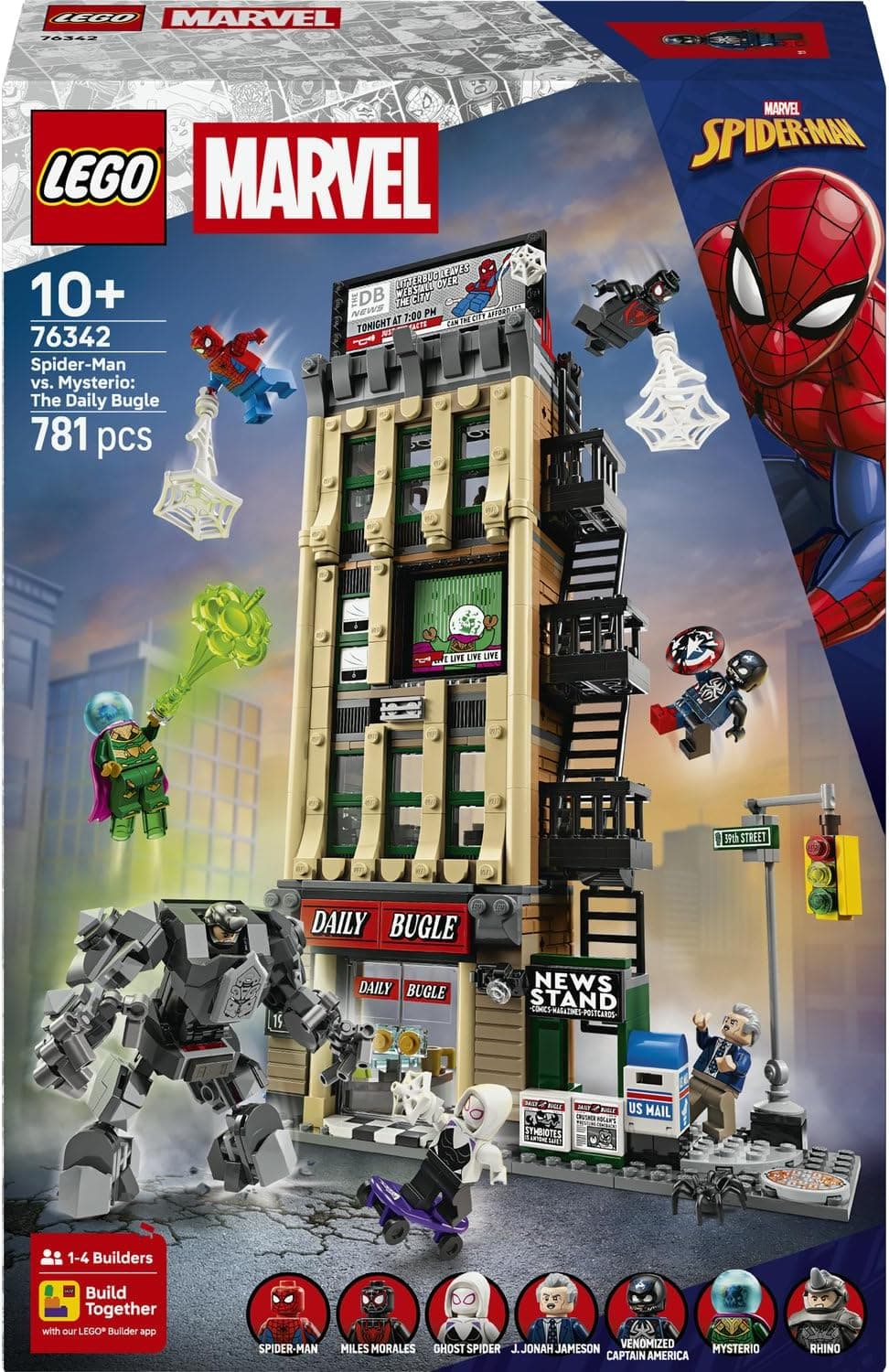 لگو Marvel مرد عنکبوتی علیه Mysterio Daily Bugle مدل 76342 لگو Marvel مرد عنکبوتی علیه Mysterio Daily Bugle مدل 76342
