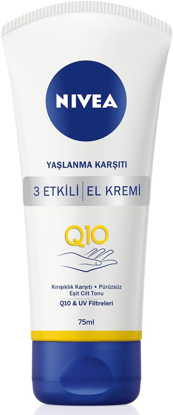 کرم دست NIVEA ضد پیری 3 اثره Q10 مرطوبکننده قوی 75 ml کرم دست NIVEA ضد پیری 3 اثره Q10 مرطوبکننده قوی 75 ml