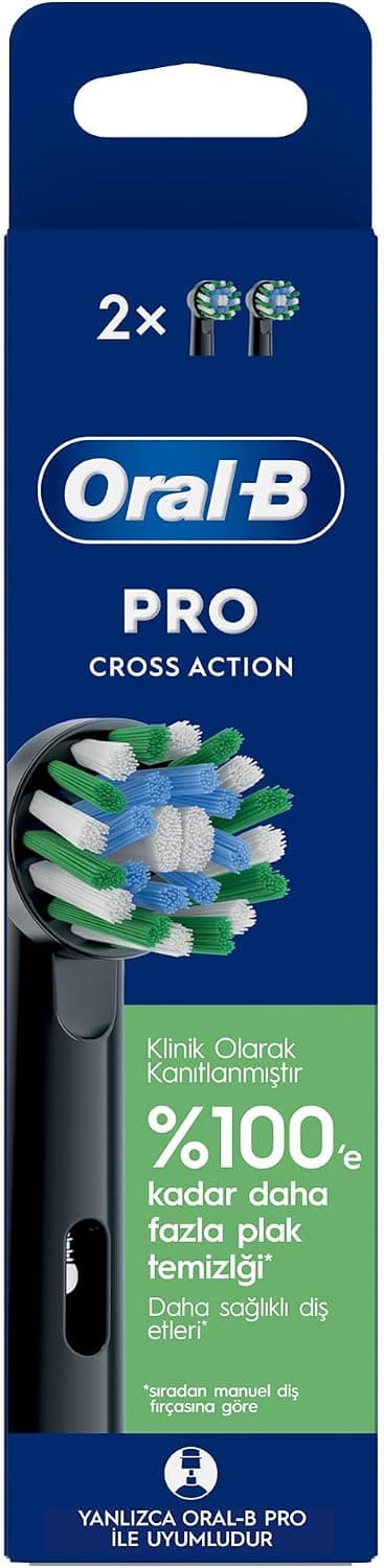 سر یدک مسواک Oral-B Cross Action مدل X-Filament مشکی 2 عددی سر یدک مسواک Oral-B Cross Action مدل X-Filament مشکی 2 عددی