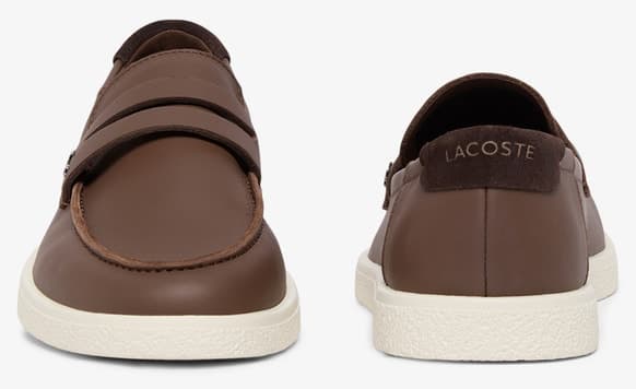 کفش لافر مردانه Lacoste قهوهای مدل Cochet کفش لافر مردانه Lacoste قهوهای مدل Cochet